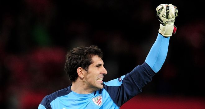Gorka Iraizoz: Athletic Bilbao goalkeeper expecting tough test against Manchester United