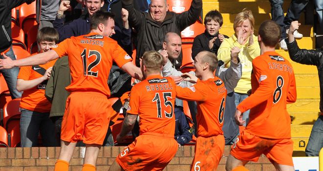 Watson: Mobbed after scoring
