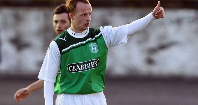 Griffiths: Scored Hibs' winner