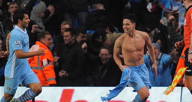 Samir Nasri: City midfielder hoping to face United in title decider