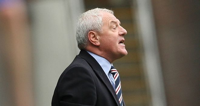 Ally McCoist: 'I'm really pleased that Walter is back.'