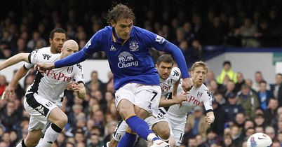 Jelavic: Spot on for Toffees