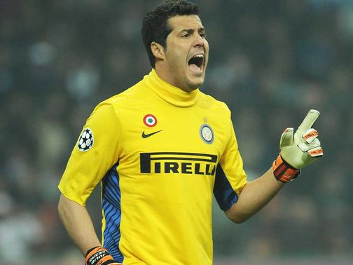 Julio Cesar: Looks set to leave the San Siro