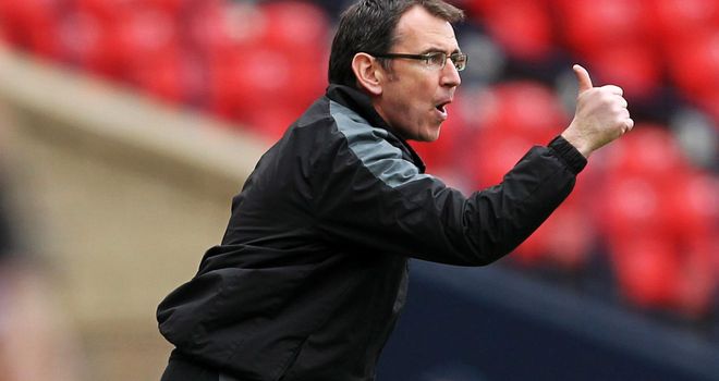 Pat Fenlon: The Hibs boss is casting his eye over out of contract pair Alan Maybury and Mark Kerr