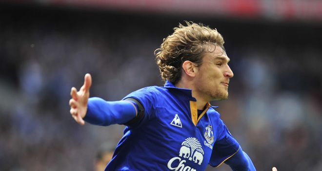 Nikica Jelavic: Scored six goals in three Premier League games for Everton in April