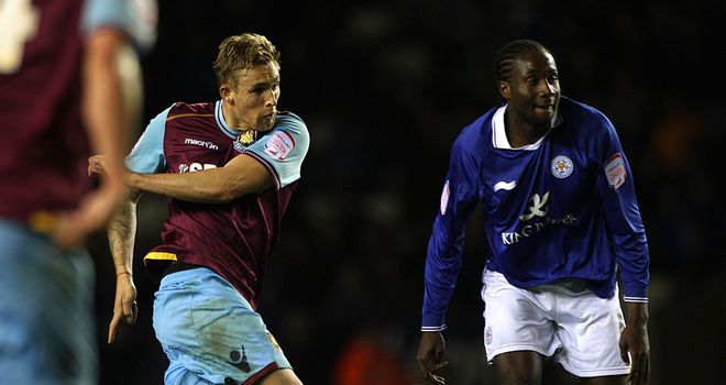 Collison (c): Strikes West Ham's winning goal