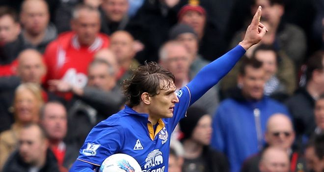 Nikica Jelavic: Goals make him the quickest Everton player for a century to reach double figures