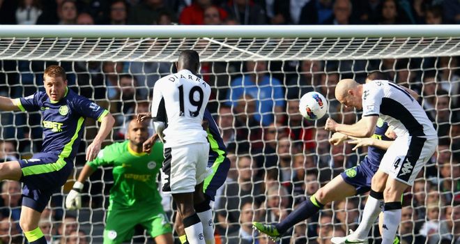 Philippe Senderos: Heads home the winner against Wigan
