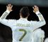 Cristiano Ronaldo celebrates scoring the winning goal against Barcelona