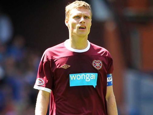 Zaliukas could have played his last game for Hearts