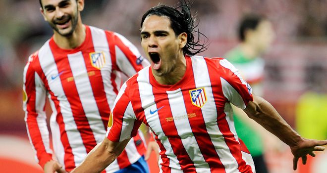 Radamel Falcao: Attracting plenty of interest but is considered to be indispensible by Atletico Madrid