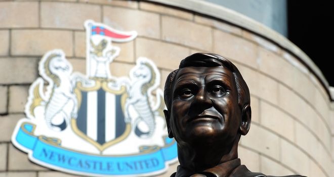 St James' Park: Police are investigating a flare being thrown into the home fans section during Sunday's game against Manchester City