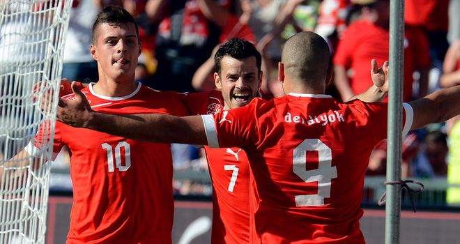 Eren Derdiyok: Scored a hat-trick for Switzerland to stun Germany