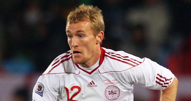 Thomas Kahlenberg: Evian are unable to agree a fee with Wolfsburg for the Denmark international