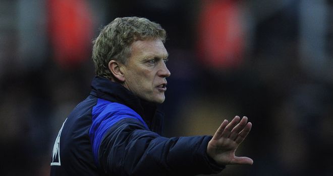 David Moyes: Believes a point at Stoke is not a bad result for his Everton side