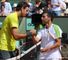 Juan Martin del Potro (L): The Argentine advances despite an injury scare