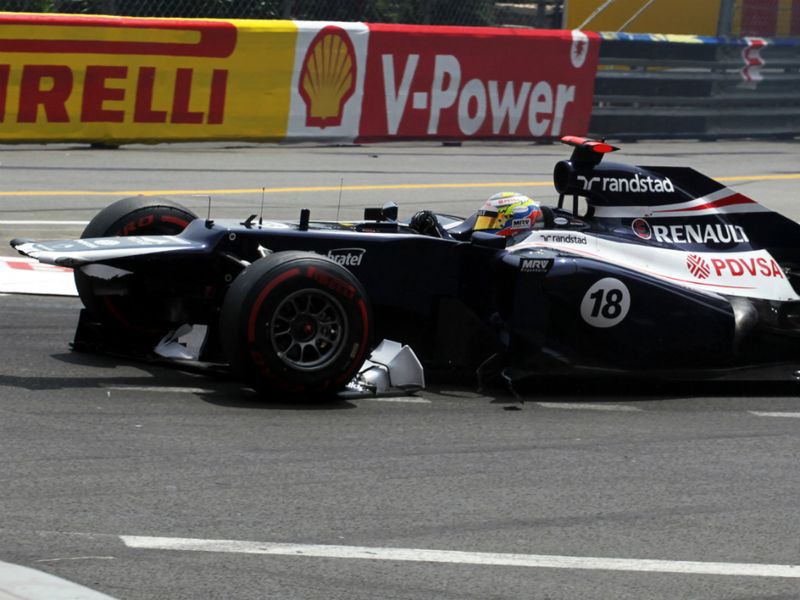 Maldonado had a bad weekend
