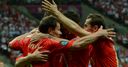 Dzagoev: Mobbed after opener for Russia