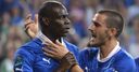 Balotelli: Celebrates Italy's second