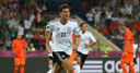 Gomez: Celebrates one of his goals for Germany