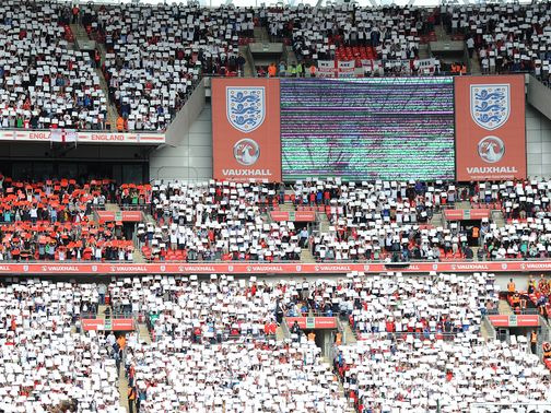 England will be backed by a full house