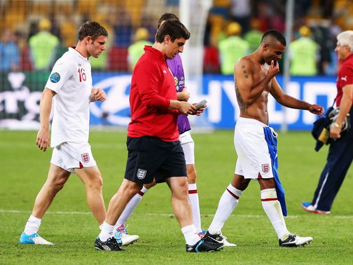 England exit Euro 2012 after losing on penalties.