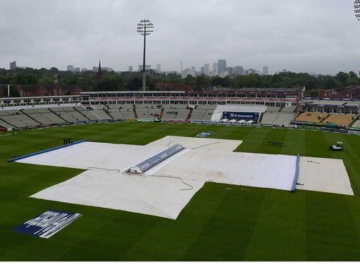 Edgbaston: Called off. Test drawn