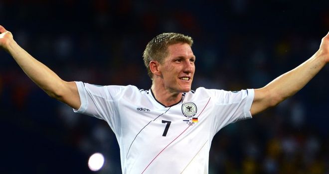 Bastian Schweinsteiger: Hoping to be fit for Germany's semi-final but could be on the bench