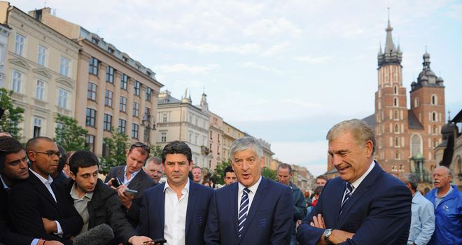 David Bernstein (centre): Has done a sterling job as FA chairman