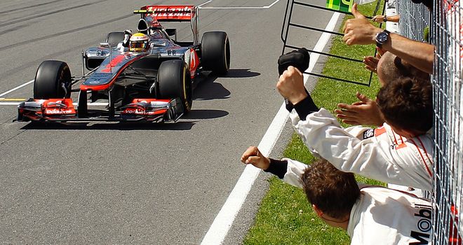 Lewis Hamilton: Took his first win of 2012