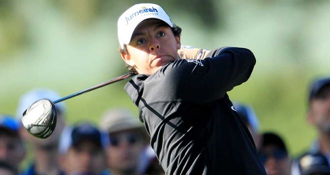 Rory McIlroy: The tournament favourite tees off at 1250.