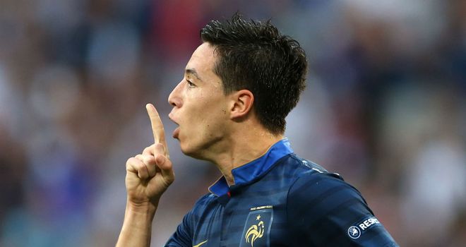 Samir Nasri: Delighted to score in France's 1-1 draw with England
