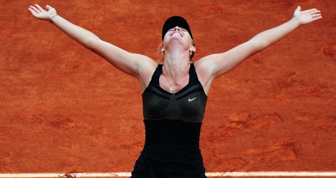 Maria Sharapova: Looking to follow up her French Open success at Wimbledon
