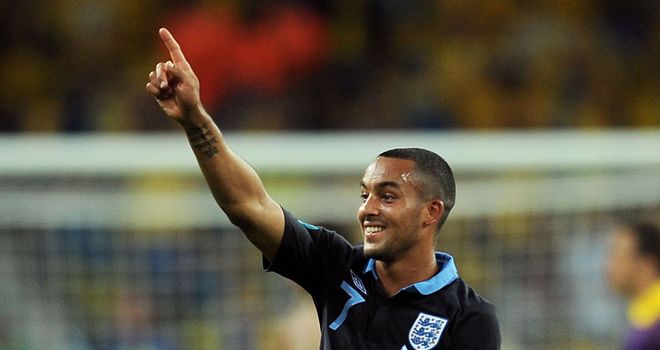 Theo Walcott: Available for England's clash with Ukraine in Donetsk