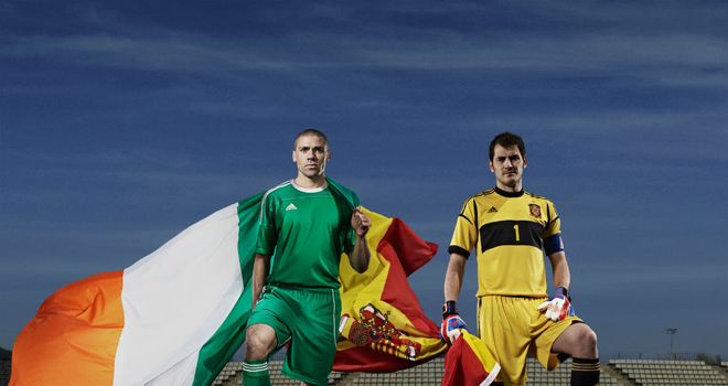 Iker Casillas: The Spain goalkeeper could have to stop Republic of Ireland striker Jonathan Walters