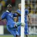 Balo has yet another chance, Cassanno heads the ball into his path. A last ditch Lescott challenge denies the Italian and his frustration is evident.