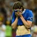 After Balotelli and Gerrard score the first two penalties, Montolivo steps up. He fires wide and Rooney scores to give England a 2-1 lead.