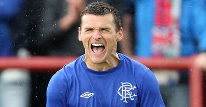 McCulloch: Celebrates his winning goal