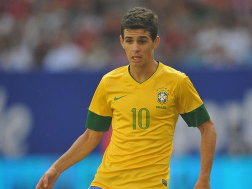 Oscar: Signs in a reported £25million deal