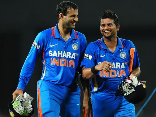 Pathan and Raina saw India home