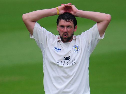 Harmison: Three wickets for Yorkshire