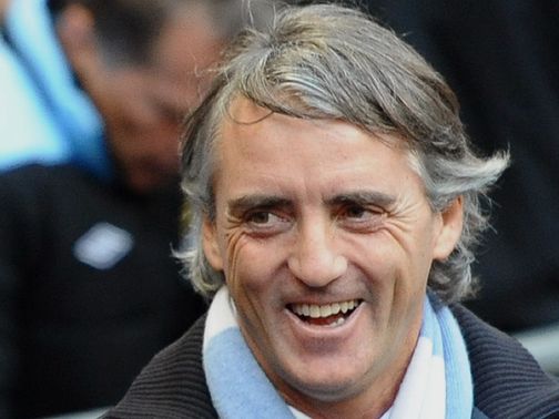 Mancini: Signs a new deal as Man City manager