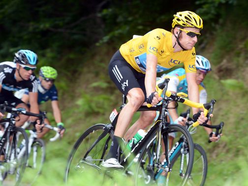 Bradley Wiggins: Leads the Tour de France
