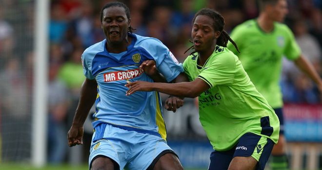 Johnson (right): Heading to Huish Park