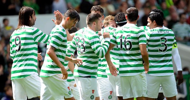 Celtic: Celebrating Commons' goal