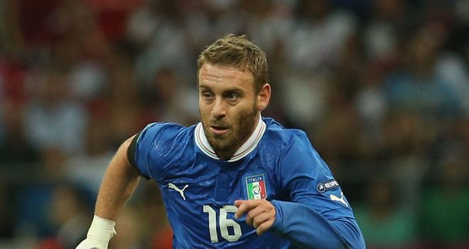 Daniele De Rossi: Facing a spell on the sidelines after picking up a thigh injury playing for Italy