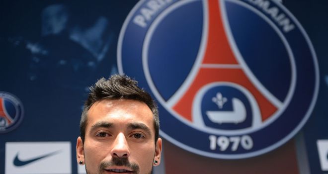 Ezequiel Lavezzi: Has penned a four-year contract with Paris St Germain