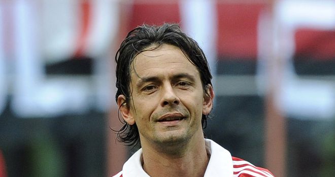 Filippo Inzaghi: Has left AC Milan and has been linked with Australian side Western Sydney Wanderers FC