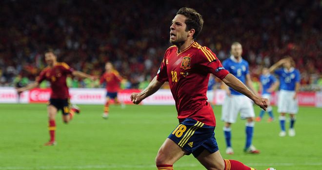 Jordi Alba: Spain international had a fantastic and successful Euro 2012 campaign