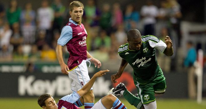 Matt Lowton: Aston Villa defender scored his first goal for the club against the Portland Timbers